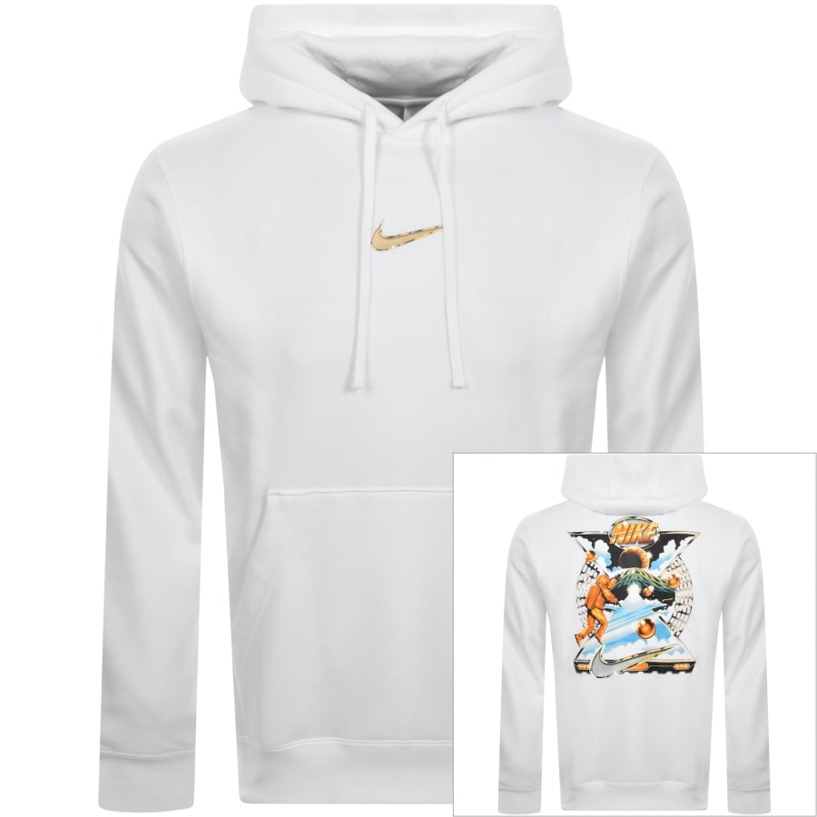 Nike Sportswear Club Sega Hoodie White Mainline Menswear Denmark